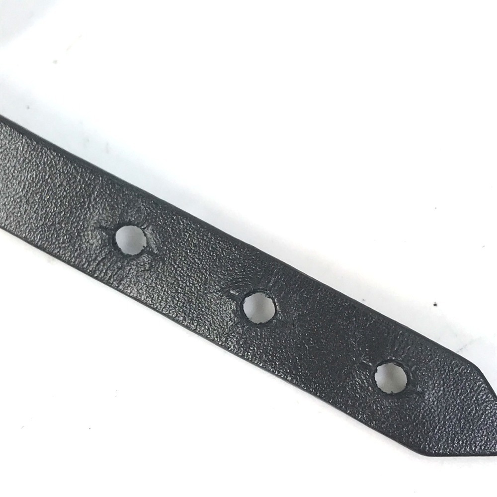 LOUIS VUITTON Black Monogram Leather Charm Bracelet - Picture 11 of 12